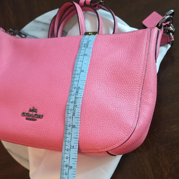 Coach Chelsea Pink Leather Shoulder Bag, 2017 Includes Dust Bag! 💖 - Picture 7 of 17